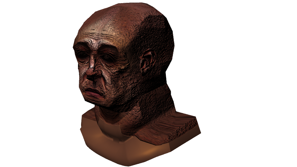 Character head render